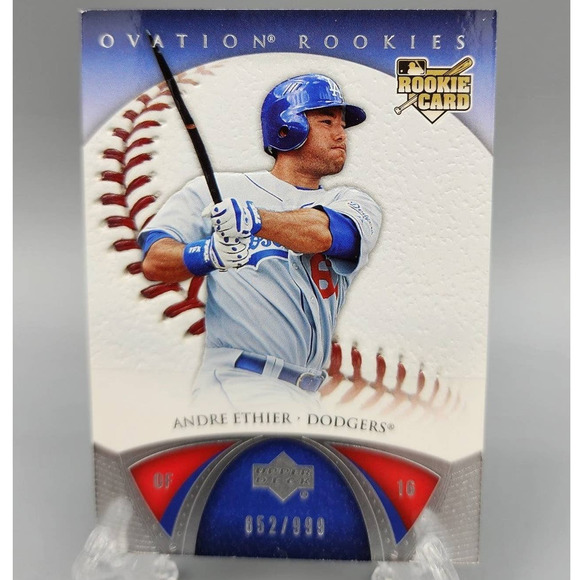 Andre Ethier, Dodgers Rookie Card, 852/999 Upper Deck Baseball Card - Picture 1 of 3